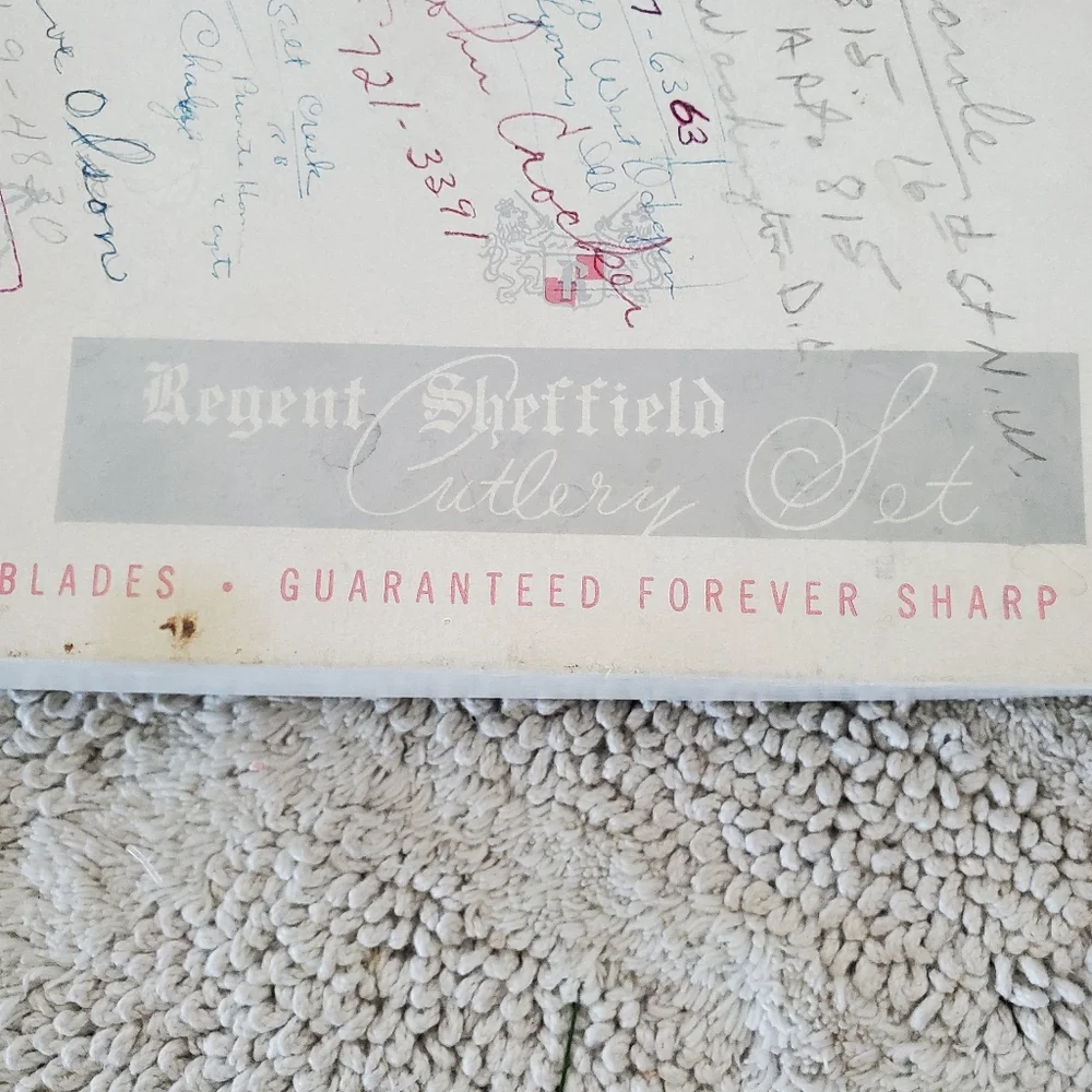 VTG 60's REGENT SHEFFIELD Stag Horn Carving 13